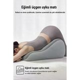 Vıscora Üçgen Pozisyon Yastığı | İlişki Ve Dinlenme Pozisyon Desteği 3D Ergonomik Visco 23X50x40