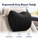 Viscora Visco Araç Boyun Yastığı – Ergonomik Boyun Destekli Oto Koltuk Başlık Yastığı
