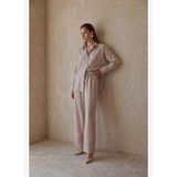 Viscose Vual Brode Detaylı Kadın Pijama Takım - LX.26222