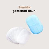 Viscoshy Kağıt Seyahat Sabunu - Beyaz Renk