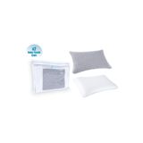 Viscotex Bebek Yastığı Kılıfı 50x32x6cm Beyaz/gri