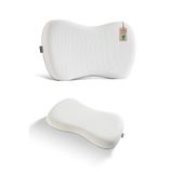 VİSCOTEX CurveSleep Ergonomik Visco Yastık, Karın Üstü, Yarı Yüzüstü Uyku İçin Ortopedik Destek 60x38x11cm