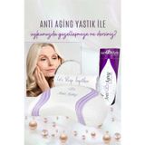 VİSCOTEX Kırışıklık Önleyici Güzellik Yastığı, Anti-aging Boyun Destekli Visco Yastık, 68x35x9 Cm + 2 Cm Pad
