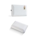 VİSCOTEX Relaxfit Boyun Destekli Visco Ortopedik Yastık, 58x38x13cm, Beyaz