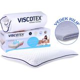 Viscotex Visco Bebek Yastığı 50 x 32 x 6 cm. - 32 x 50 cm - Beyaz