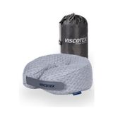 VİSCOTEX Visco Boyun Yastığı, Boyun Destekli Seyahat Yastığı, 30x28x12cm Gri