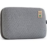 Viscotex Visco Doğal Lif Kılıflı Hava Kanallı Boyun Destekli Visco Ortopedik Yastık 56x37x12 Cm, Gri - 60 x 40 cm