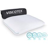 Viscotex Visco Hava Kanallı Klasik Yastık, Small, 56X37X12CM. Beyaz-Turkuaz - 56 x 37 cm