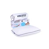 VİSCOTEX Visco Ortopedik Boyun Destekli Büyük Tombul Yastık, 60x40x16 Cm, Beyaz