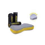 VİSCOTEX Visco Ortopedik Boyun Destekli-ekstra Pamuk Kılıf-taşıma Çantalı Yastık-60x40x12, Sarı