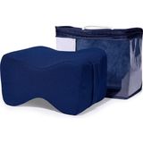 Viscotex Visco Ortopedik Diz Arası Yastık 25X20/15 Cm, Lacivert - 20 x 20 cm
