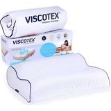 Viscotex Visco Yüksek Ortopedik Boyun Destekli Yastık, 55x40x13/11 cm, OEKO-TEX Sertifikalı - 55 x 40 cm