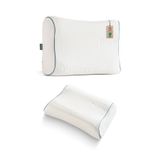 VİSCOTEX Visco Yüksek Ortopedik Boyun Destekli Yastık High Orthopedic Pillow 55x40x13/11 Cm Beyaz