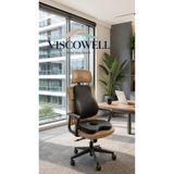 ViscoWell Ortopedik Bel ve Oturma Minderi Seti Araç Ofis Koltuk Sandalye Bel Destek Yastığı