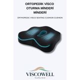 ViscoWell Ortopedik Visco Oturma Minderi Oturma Simidi Minderi Kuyruk Sokumu Koltuk Yastığı