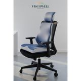 Viscowell Visco Ergonomik Ofis Koltuk Minder Seti %100 Visco Koksiks Minder Sırt Bel Minderi Araç Boyun Yastığı