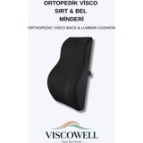 Viscowell Visco Ortopedik Ergonomik Sırt&bel Minderi Ofis Ev Araba Için