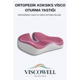 ViscoWell Visco Ortopedik, Kaydırmaz Tabanlı, Ofis, Araba, Koksiks Oturma Minderi