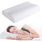 Viscower Boyun Destekli Visko Yastık - 60 x 40 cm - Beyaz