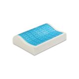 Viscowise Jellı Boyun Destek Yastığı Vısco/57*37*11/7 cm (Çantalı) - Beyaz
