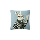 Vısıonarıo Kırlent Jakarlı Dokuma Goblen Kumaş - 45X45cm Biyeli Çift Taraflı Dekoratif Kırlent Kılıfı
