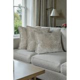 VISIONARIO Kırlent Kılıfı - 3'lü Set İthal Kadife 45x45 cm ve 35x50 cm Dekoratif Ev Aksesuarı Açık Bej