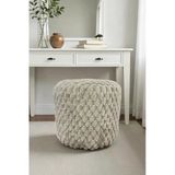 Vısıonarıo Silindir Puf - Mılano Yumuşak Rabbit Kumaş (Tavşan Tüyü) Modern Konforlu Dekoratif Puf&Bench