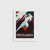 Visit Beautiful Southern – Enceladus Tablo Çerçeveli Poster Duvar Dekorasyonu - 21 x 30 - Çerçevesiz Poster