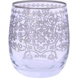 Viski Bardağı 6'li Set, Patrice Platin, Cam - Çok Renkli