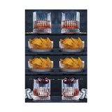 Viski Keyfi Seti 8 Parça - 4 Viski Bardağı ve 4 Çerez/cips Kasesi PB4X520014V55