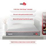 Visko Love Comfort Visco Akıllı Yatak Çift Kişilik Yatak 140 x 200 cm - Gri