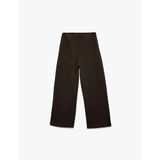 Viskon Karışımlı Basic Geniş Paça Pantolon