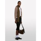 Viskoz ve Yün Karışımlı Önü Düğmeli Hırka Kadın Kahverengi Hırka - 325A102HM602Q