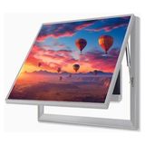 Visnes Sigorta Gizleme Kutusu Alüminyum Çerçeveli Amortisörlü Sigorta Saklama Kutusu - 40x60 cm
