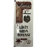 Visser Likit Gıda Boyası 12 ml Kahverengi - 12 gr