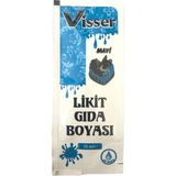 Visser Likit Gıda Boyası 12 ml Mavi - 12 gr