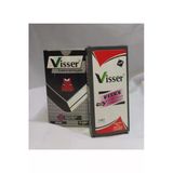 Visser Siyah Toz Kumaş Boyası 12 Gram - Sabitleştirici Fiske 30 ml