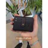 VİSSO 8600 Hakiki Deri Pratik Kredi Kartlık Cüzdan Unisex Trend Model İSME ÖZEL SEÇENEĞİ