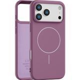 Vissona iPhone 17 Pro Max Uyumlu İçi Kadife Magsafe Wireless Şarz Özellikli Gül Kurusu Renkli Telefon Kılıfı