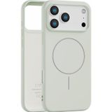Vissona iPhone 17 Pro Max Uyumlu İçi Kadife Magsafe Wireless Şarz Özellikli Taş Renkli Telefon Kılıfı