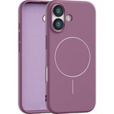 Vissona iPhone 17 Uyumlu Içi Kadife Magsafe Wireless Şarz Özellikli Gül Kurusu Renkli Telefon Kılıfı