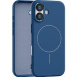Vissona iPhone 17 Uyumlu İçi Kadife Magsafe Wireless Şarz Özellikli Lacivert Renkli Telefon Kılıfı