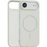 Vissona iPhone Air Uyumlu İçi Kadife Magsafe Wireless Şarz Özellikli Taş Renkli Telefon Kılıfı