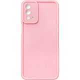 Vissona Oppo A54 / A16 / A55 Serisi Uyumlu Kamera Çıkıntılı Mat Silikon Telefon Kılıfı - Pembe