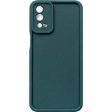Vissona Oppo A54 / A16 / A55 Serisi Uyumlu Kamera Çıkıntılı Mat Silikon Telefon Kılıfı - Yeşil
