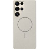 Vissona SAMSUNG Galaxy S25 Ultra Uyumlu İçi Kadife Magsafe Wireless Şarz Özellikli Taş Renkli Telefon Kılıfı