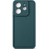 Vissona Xiaomi Redmi Note 14 Kılıf – Kamera Çıkıntılı – Mat Silikon Telefon Kılıfı - Yeşil