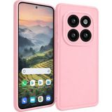 Vissona Xiaomi Redmi Note 14 Pro Kılıf – Kamera Çıkıntılı – Mat Silikon Telefon Kılıfı - Pembe