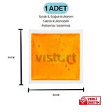 Vistart 20 Adet Turuncu Termojel Sıcak Soğuk Kompres Mikrodalga Ve Dondurucu Uyumlu
