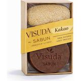 Visuda Sabun Kakao Sabunu – Cilt Nemlendirici ve Besleyici – %100 Doğal – Kabak Lifi Hediyeli